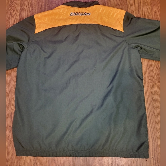 Lot Of 2 Edmonton Eskimos Green Coat & Long-sleeve Reebok Hoodie Men's XL B4 - Picture 5 of 13